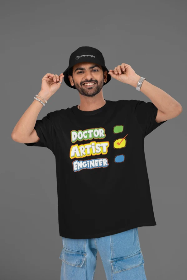 Artist | Oversized T-Shirt | Nrityashiksha Edition - Image 2