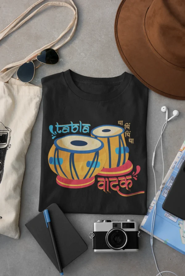 Tabla Vadak | Oversized T-Shirt | Nrityashiksha Edition - Image 3