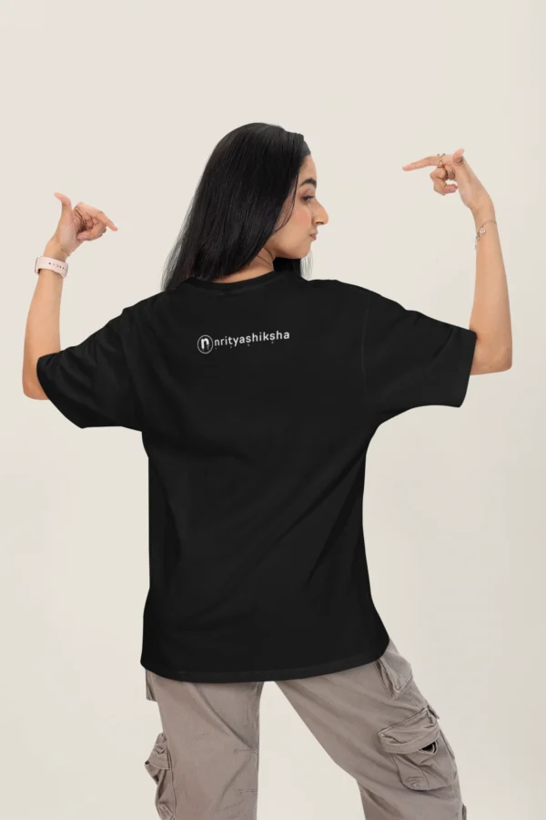 Music - Feel the Soul | Oversized T-Shirt | Nrityashiksha Edition - Image 4